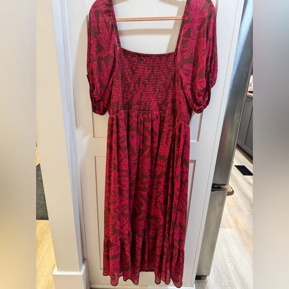 Torrid Red Floral Maxi Dress - Picture 4 of 4